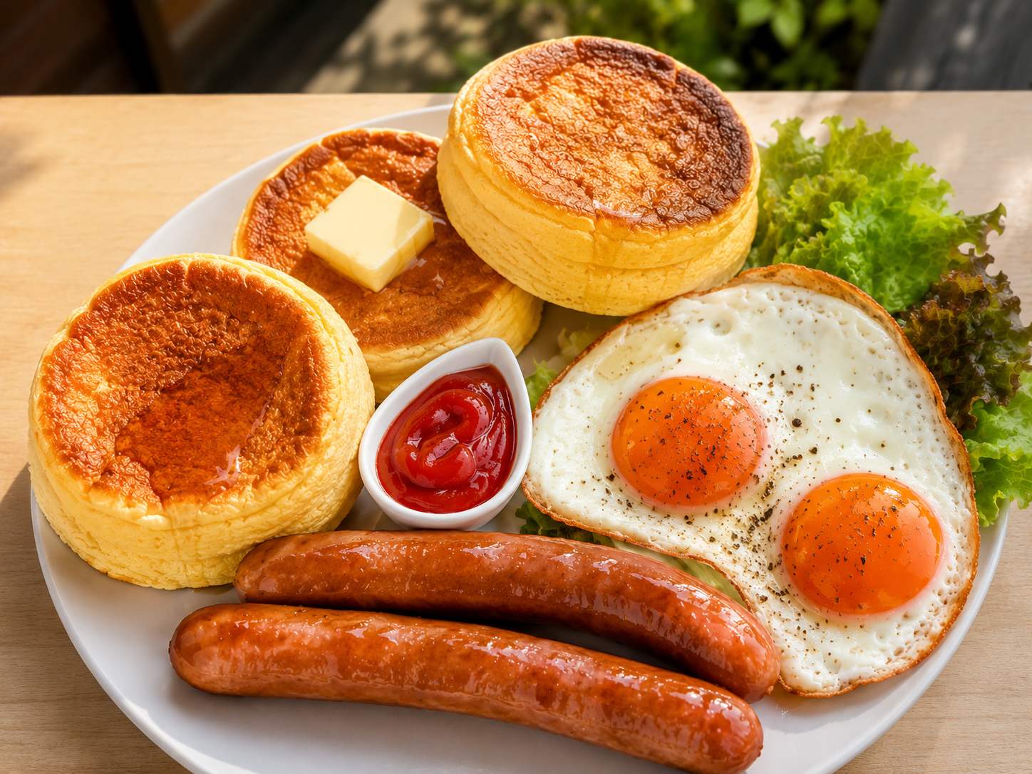 目玉焼き＆グリルウィンナー